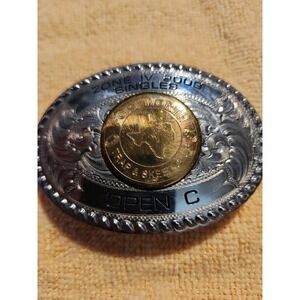 Zone IV Singles Fort Worth 2009 Open C Challenge  Wages Belt Buckle